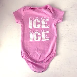 0-3 Months Ice Ice Baby Onesie